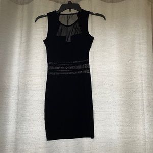 Black XXS panel dress